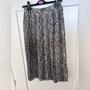 J. Crew Black and White Maxi Skirt